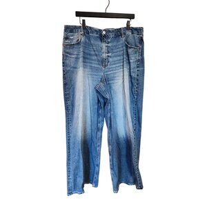 American Eagle Curvy Super High-Rise Baggy Straight Jeans Size 20